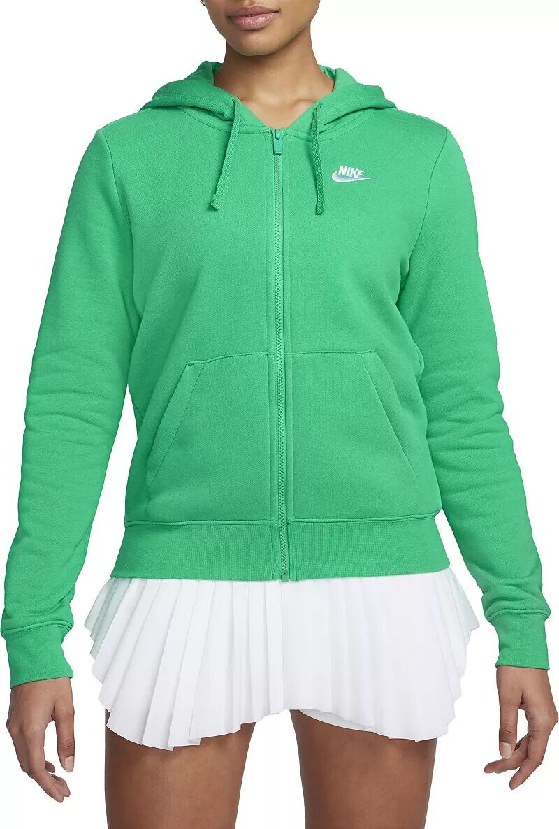 

Женская флисовая худи с молнией во всю длину Nike Sportswear Club