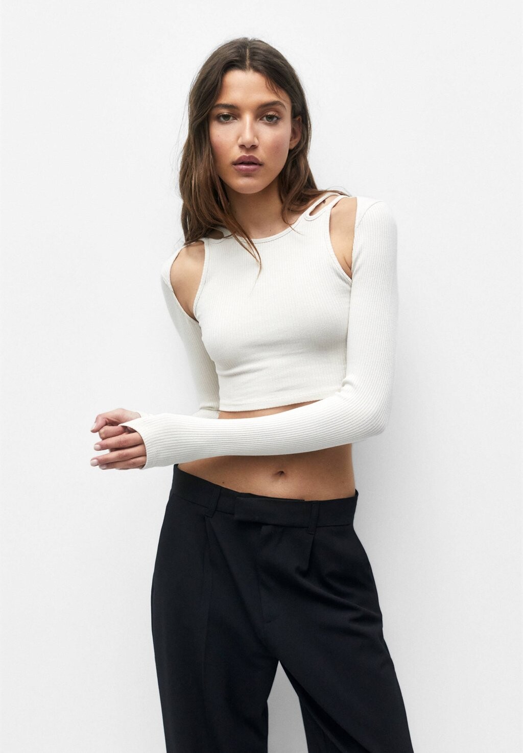 

Рубашка с длинным рукавом PULL&BEAR