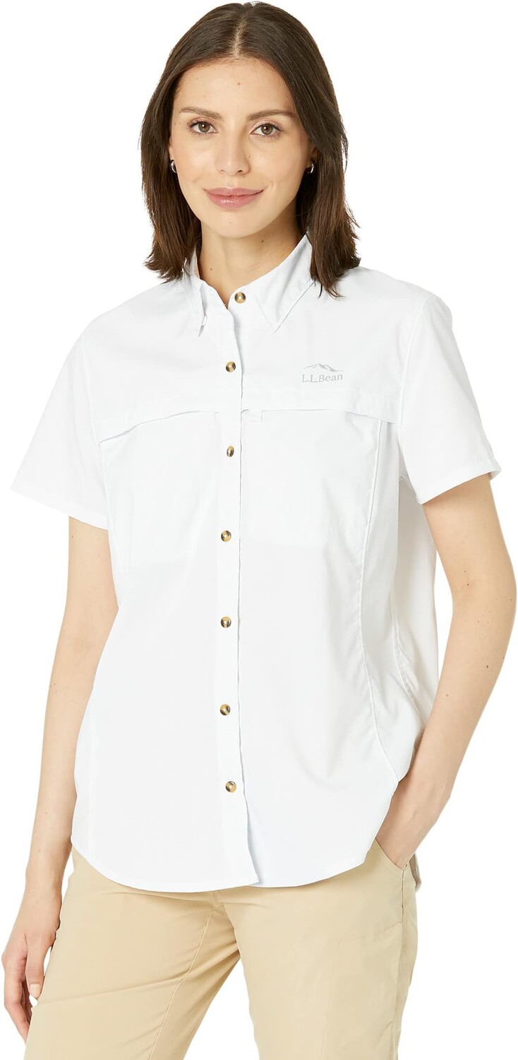 

Рубашка Tropicwear с коротким рукавом L.L.Bean, белый