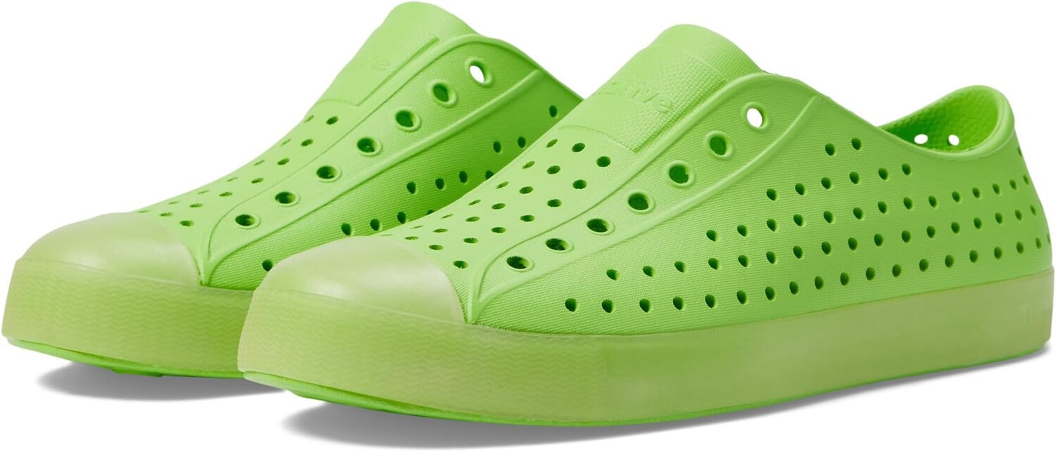 

Кроссовки Jefferson Sugarlite Glow Native Shoes Kids, цвет Snap Green/Glow