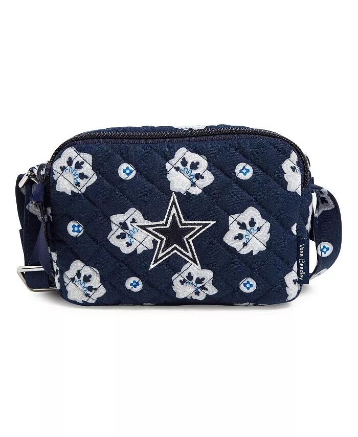 

Женская маленькая сумка через плечо Stadium Dallas Cowboys Vera Bradley, синий