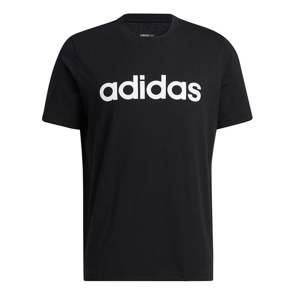 цена Футболка adidas neo Ce Logo Tee Logo Print Running Short Sleeves T Shirt Men s Black, черный