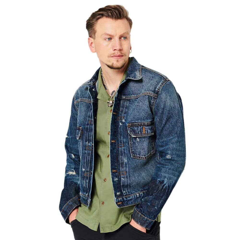 

Куртка Superdry Vintage Worker Trucker, синий