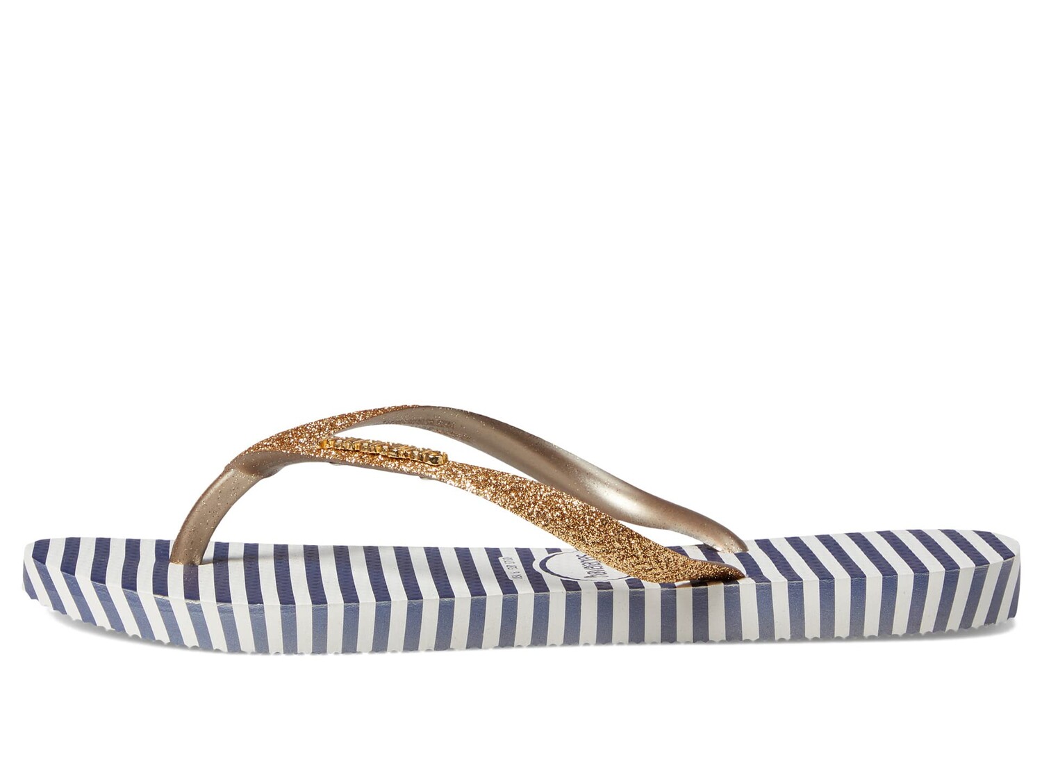 

Сандалии Havaianas Slim Glitter Stripes Flip Flop Sandal