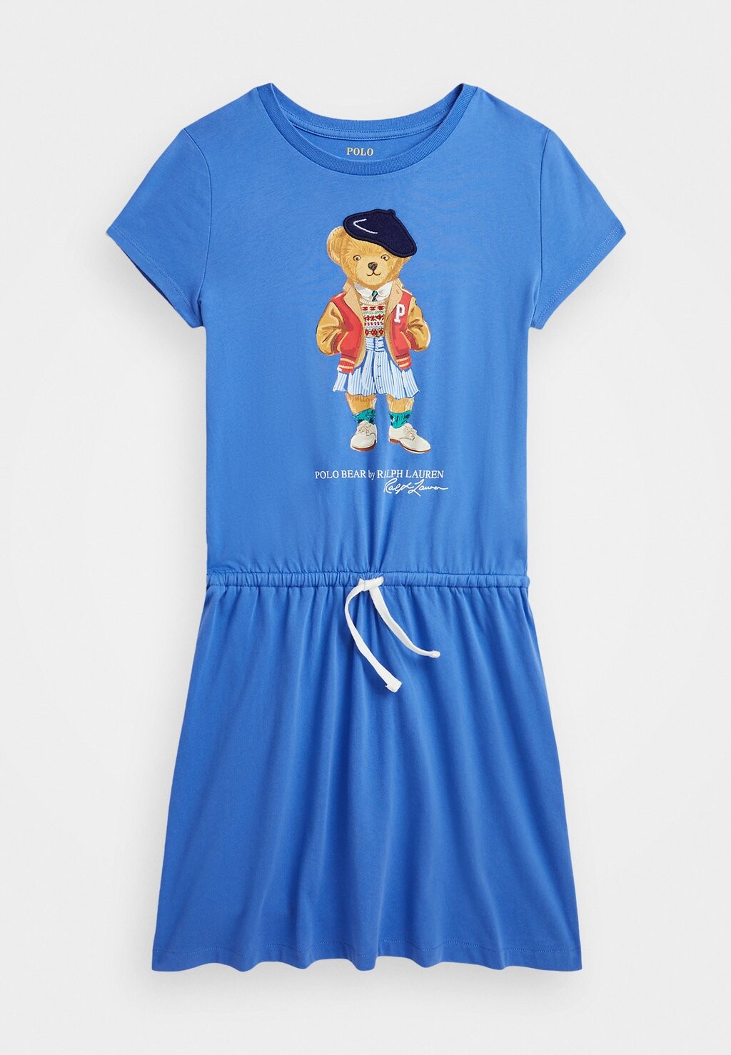 

Платье из джерси BEAR TIE DAY DRESS Polo Ralph Lauren, цвет new england blue