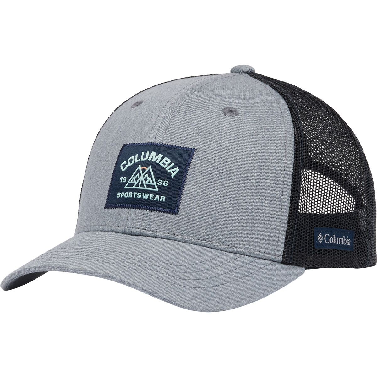 Шапка snap back – детская Columbia, цвет columbia grey heather/collegiate navy,