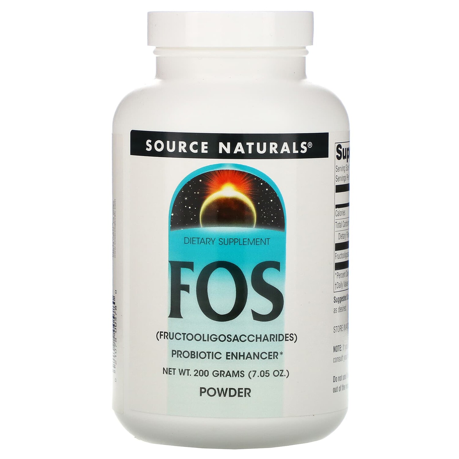 

Порошок ФОС, 7,05 унции (200 г), Source Naturals