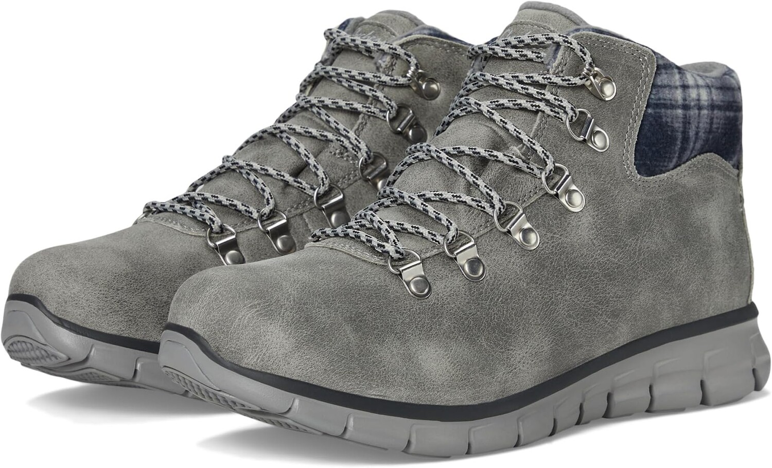 

Ботинки SKECHERS Synergy - Plaid Mood, цвет Charcoal