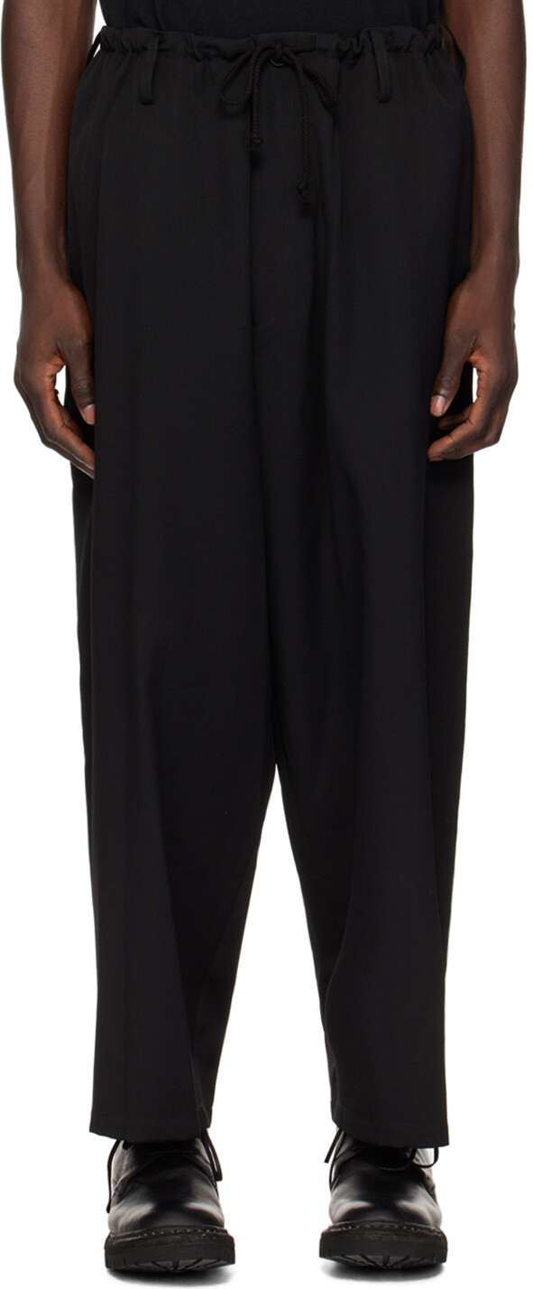 

Черные брюки на кулиске Yohji Yamamoto