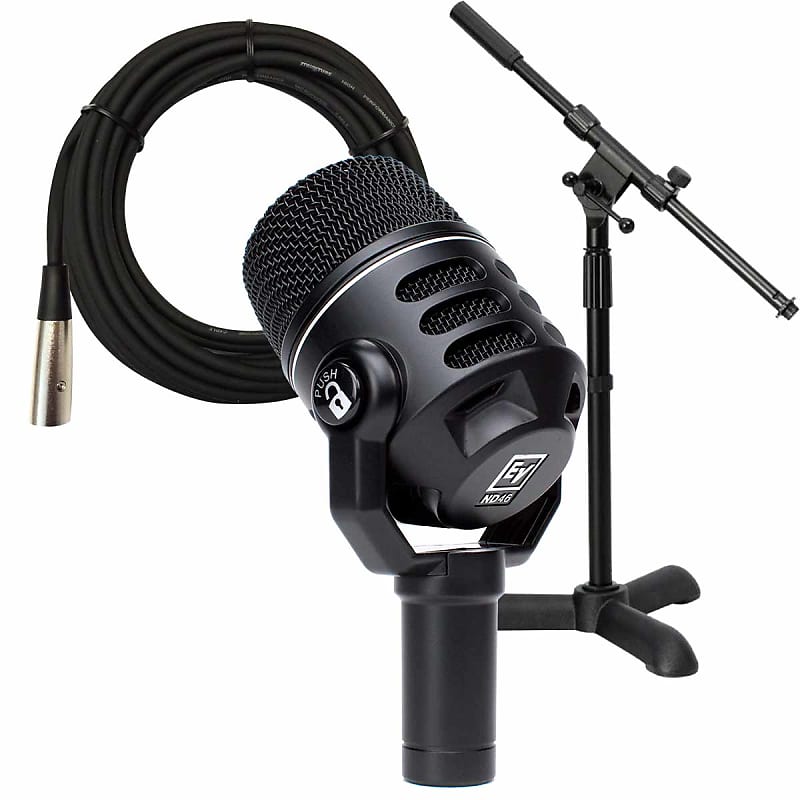 Динамический микрофон Electro-Voice ND46 Supercardioid Dynamic Microphone with Pivoting Head микрофон инструментальный универсальный electro voice nd46