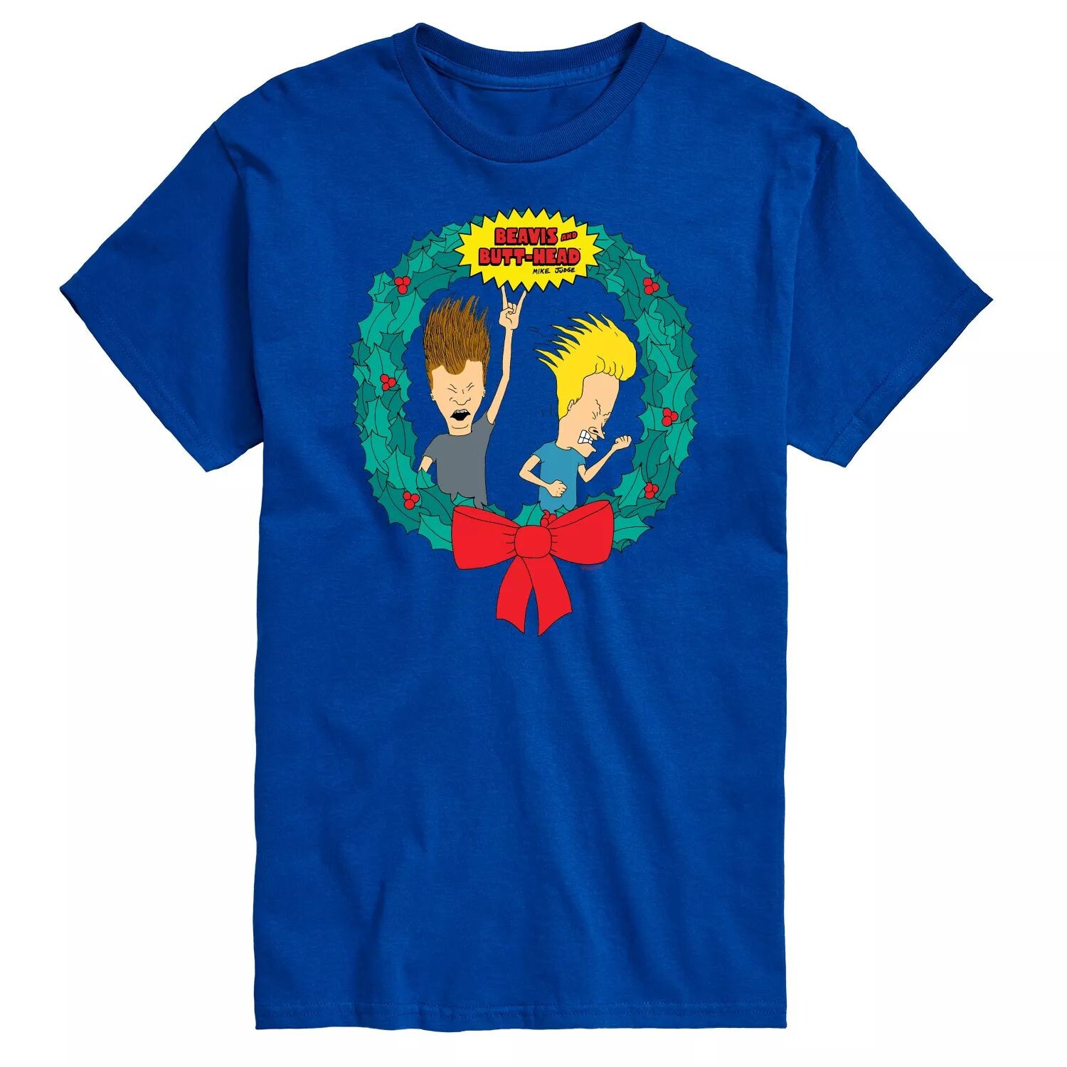 

Футболка Big & Tall Beavis & Butthead Rockin с венком Licensed Character