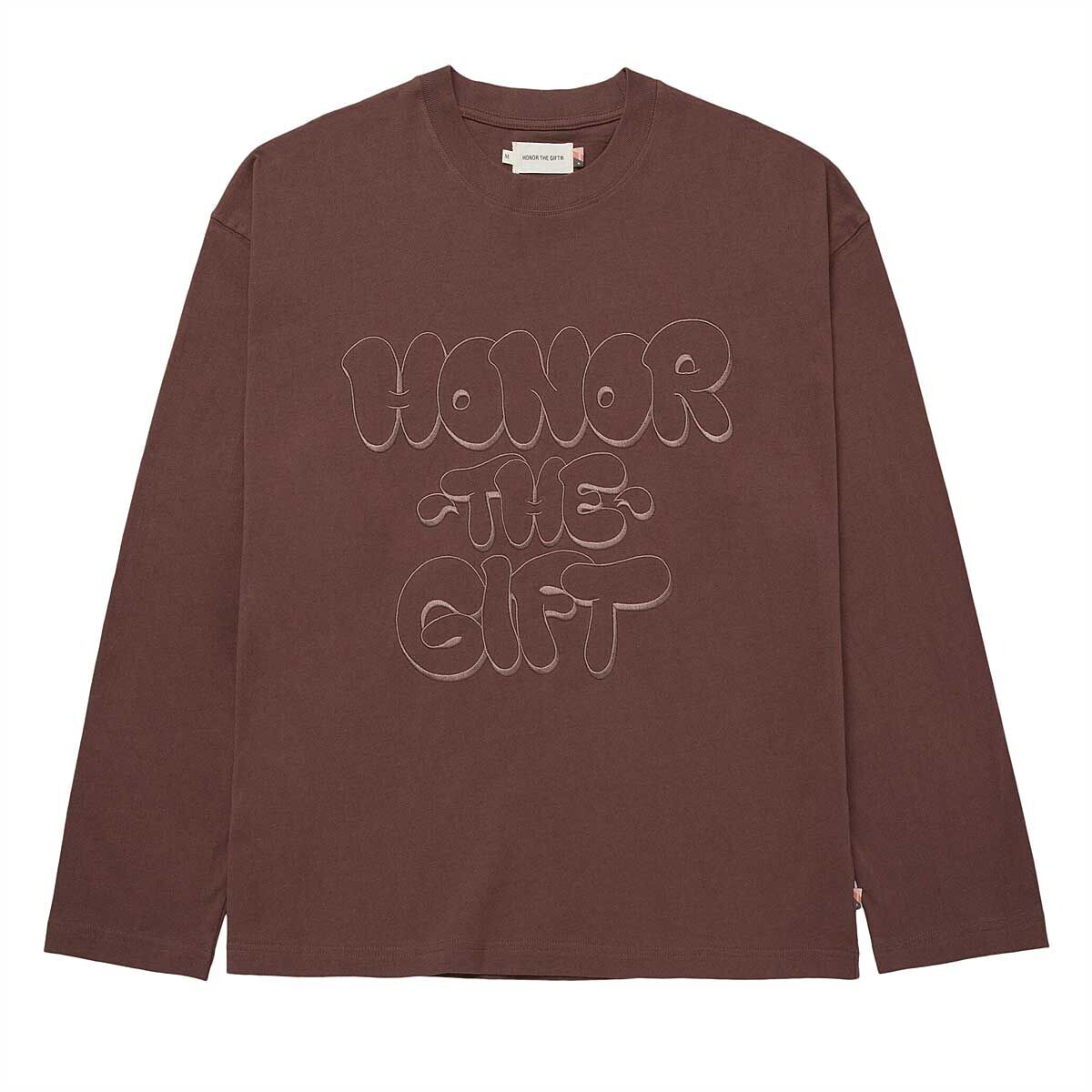 

Рубашка с длинным рукавом AMPD UP LONGSLEEVE Honor The Gift, цвет Braun