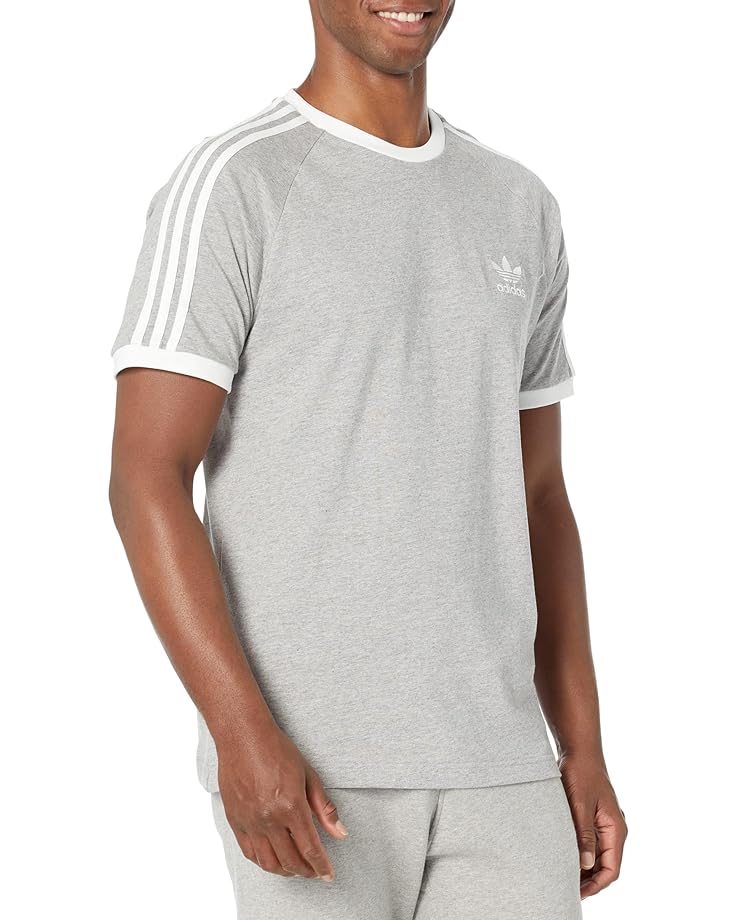 Футболка adidas Originals 3-Stripes, цвет Medium Grey Heather