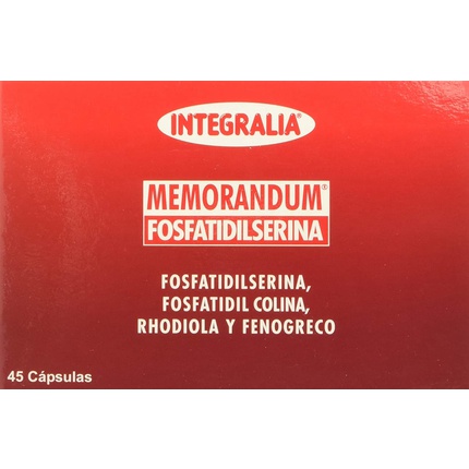 Нутрикосметика - Integralia Memorandum Fosfatidilserina 45 капсул