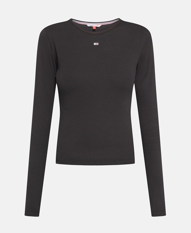 

Топ с длинными рукавами Tommy Hilfiger, черный