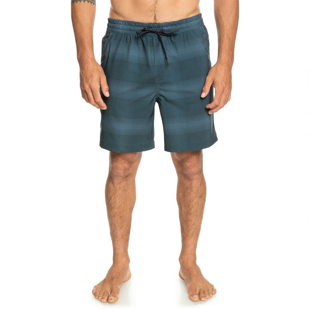 

Шорты для плавания Quiksilver Taxer Print 18, синий