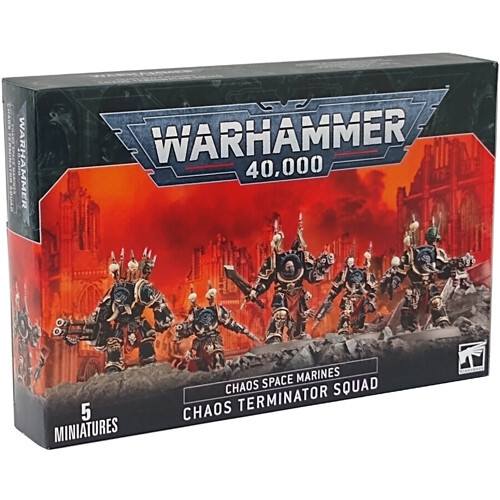 

Миниатюра Games Workshop Warhammer 40K: Chaos Space Marine - Chaos Terminator Squad