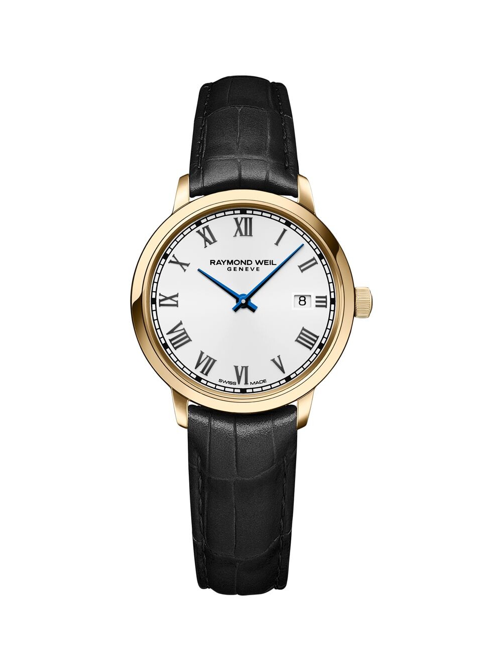 

Часы Toccata Goldtone из нержавеющей стали и кожаного ремешка/29 мм Raymond Weil, желтый