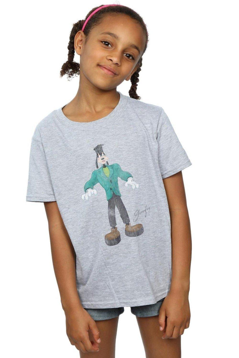 Хлопковая футболка Frankenstein Goofy Disney, серый футболка goofy tour de goofy disney серый