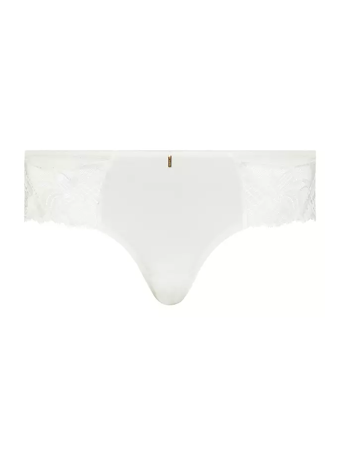 

Хипстеры Orangerie Dream Leavers из кружева и сетки Chantelle, цвет milk