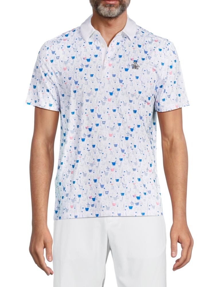 

Поло с логотипом Original Penguin, цвет Bright White