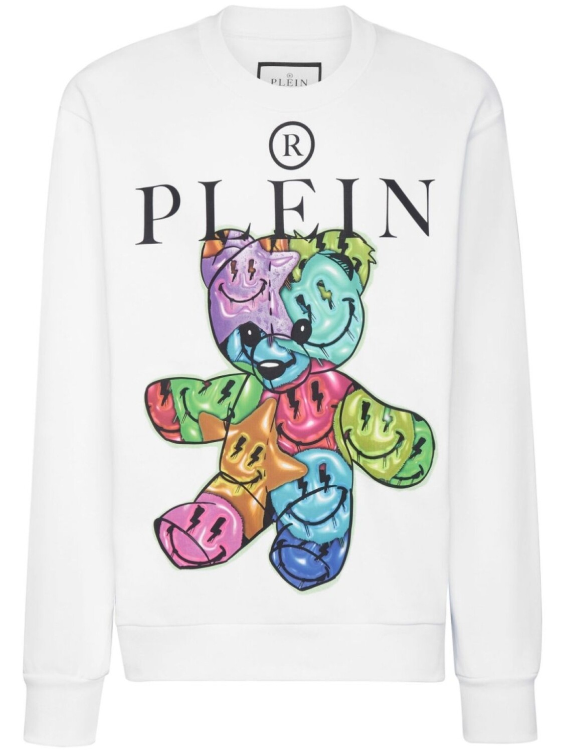 

Philipp Plein толстовка с принтом Teddy Bear, белый