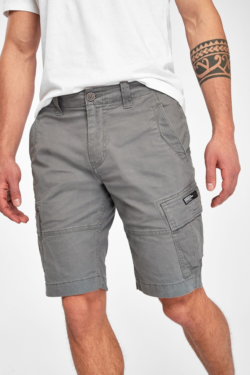 

Шорты чинос Studios Core Superdry, серый