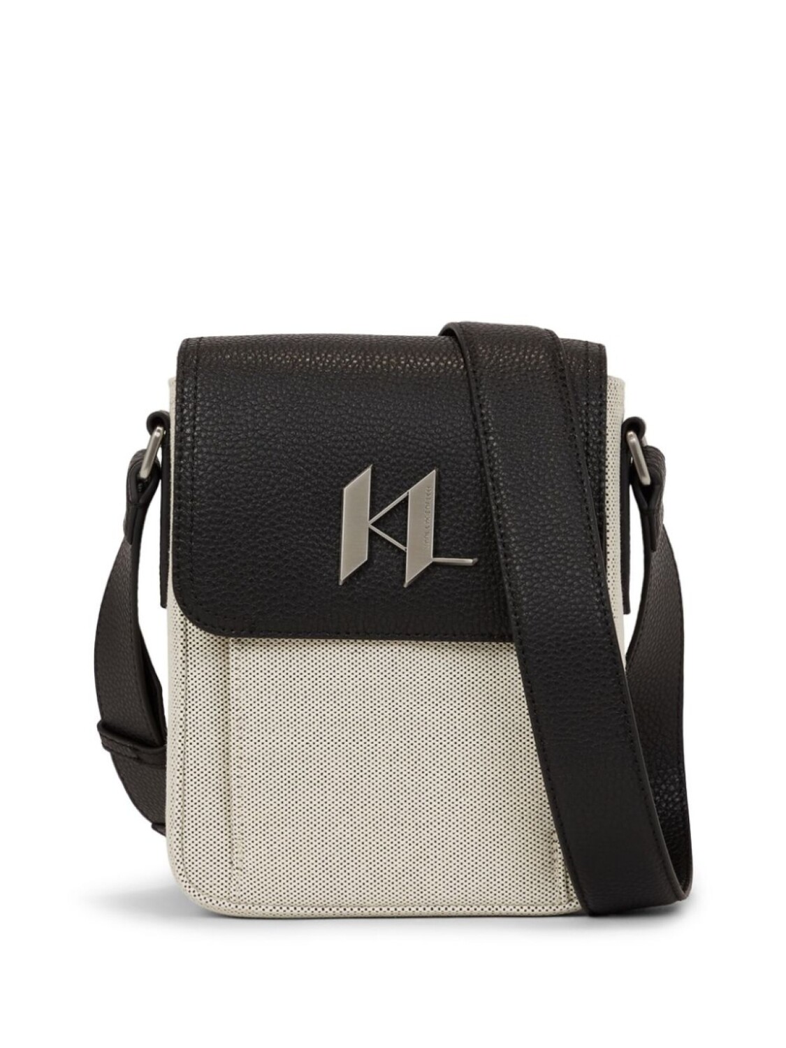

Сумка на плечо K/Plak из канваса Karl Lagerfeld, черный