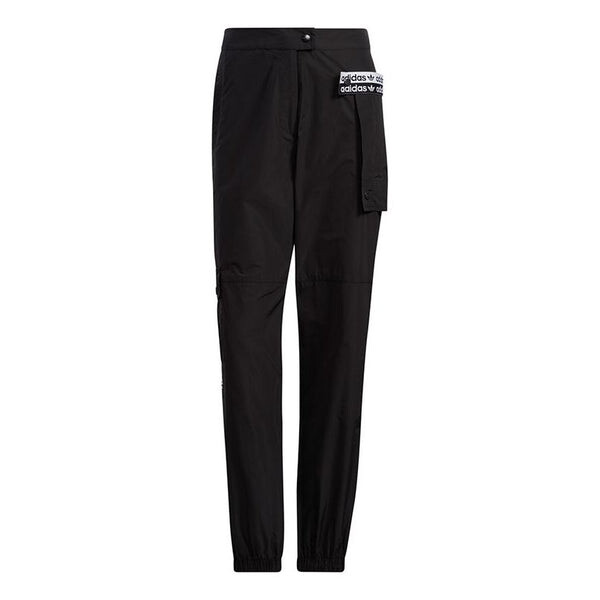 

Спортивные штаны (WMNS) adidas originals Cargo Pants Multiple Pockets Woven Sports Pants/Trousers/Joggers Black, мультиколор