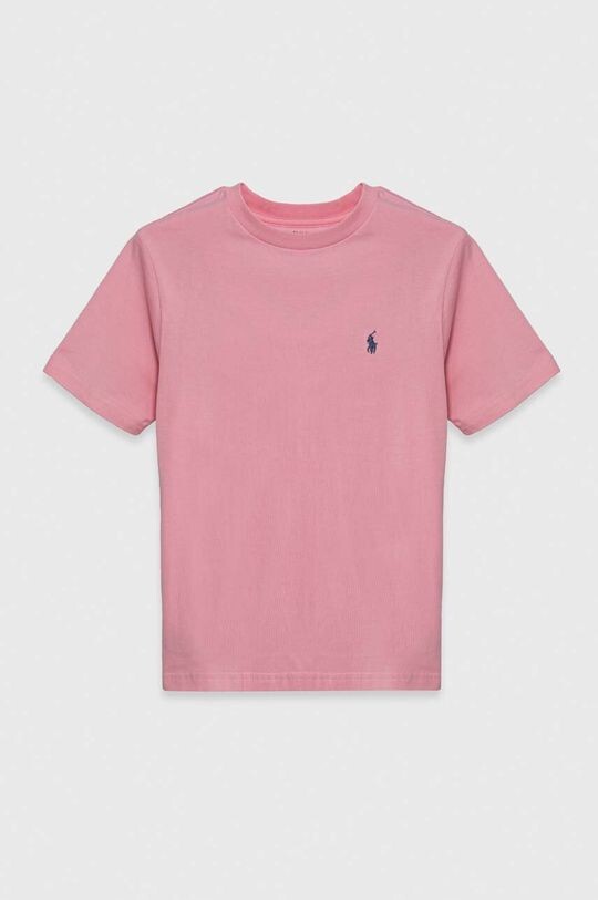 

Polo Ralph Lauren Детская хлопковая футболка, розовый