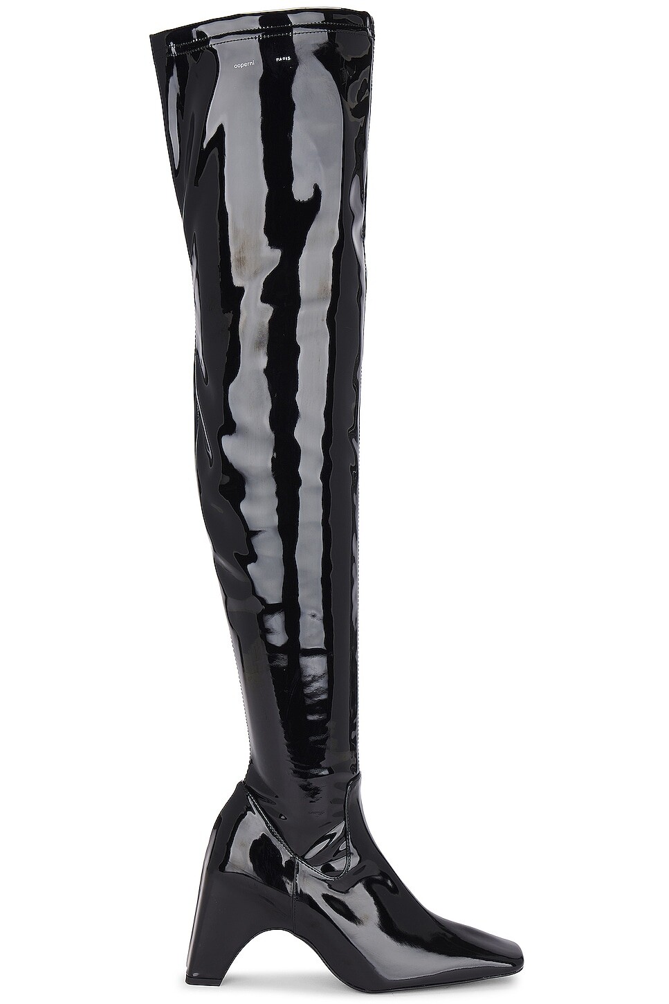 

Ботинки Coperni Patent Thigh High, черный