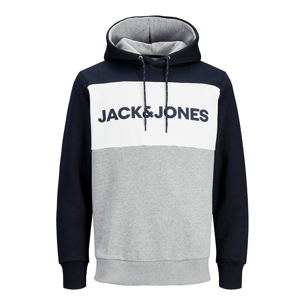 

Худи Jack & Jones Logo Blocking, серый