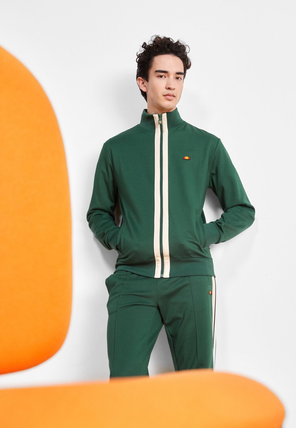 

Спортивная куртка BERLUSCONI TRACK TOP Ellesse, темно-зеленый