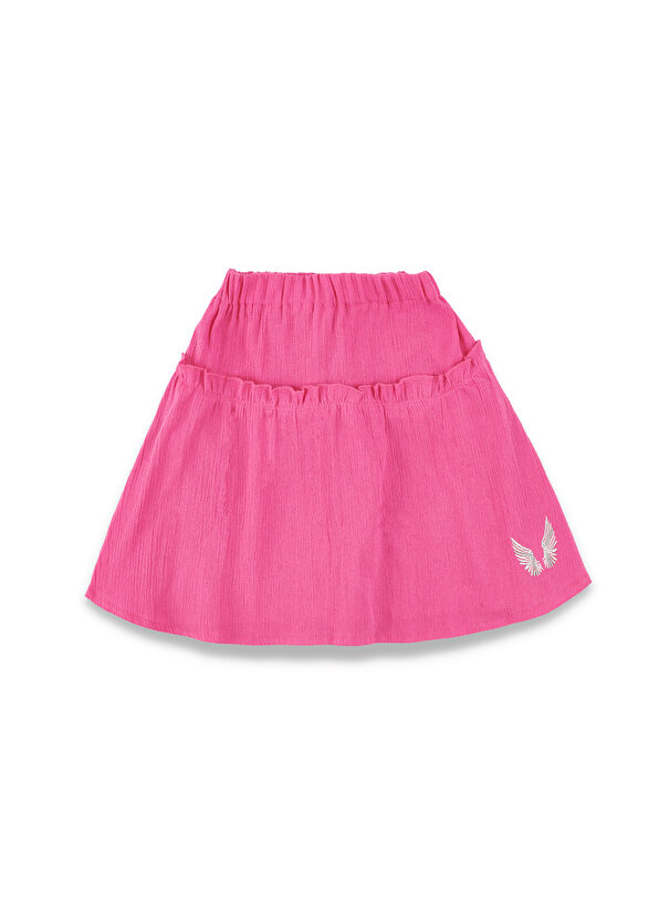 Розовая юбка-шорты для девочек с вышитым логотипом в виде крыльев Lally Things lally caitriona eggshells