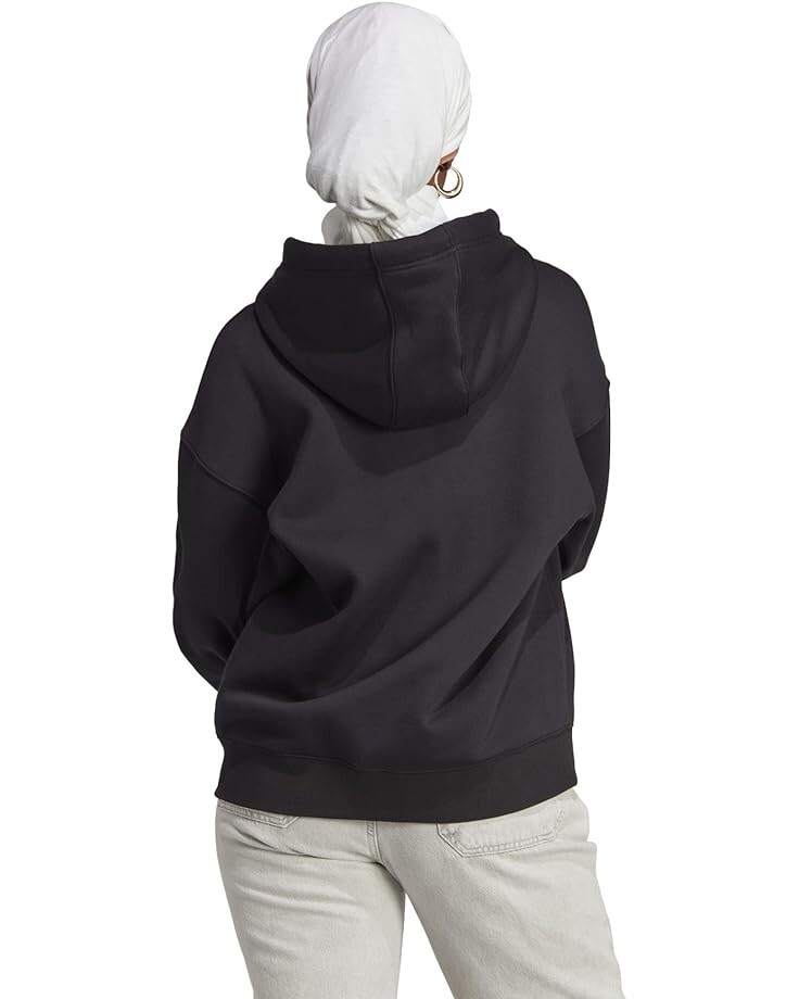 

Худи Adidas Essentials Full Zip Boyfriend Hoodie, черный