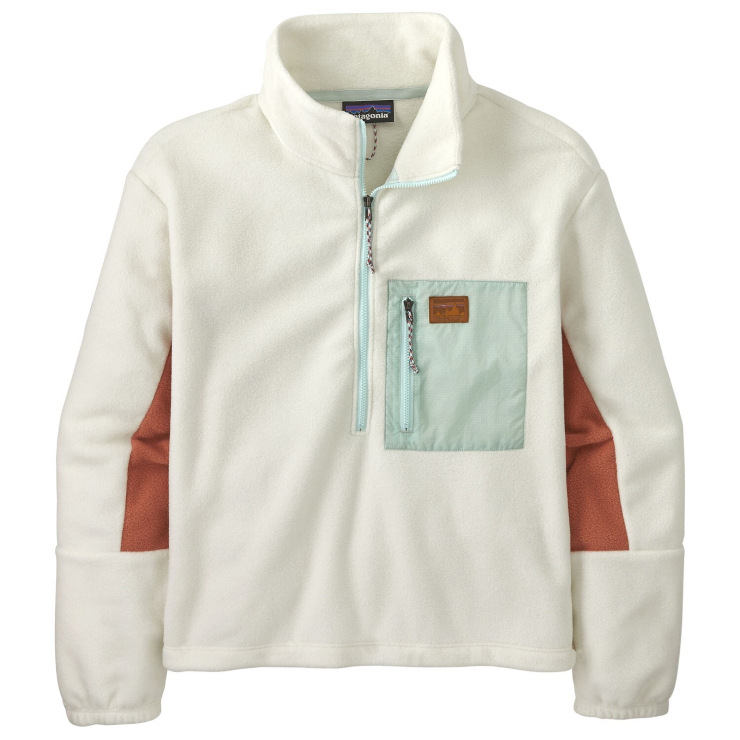 

Флисовый свитер Patagonia Women's Microdini 1/2 Zip P/O, цвет Birch White