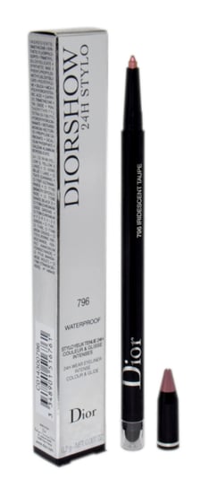Водостойкая подводка для глаз 796 Переливающийся темно-серый 0,2G Dior Diorshow 24H Stylo водостойкая подводка для глаз dior diorshow 24h stylo 0 2 гр