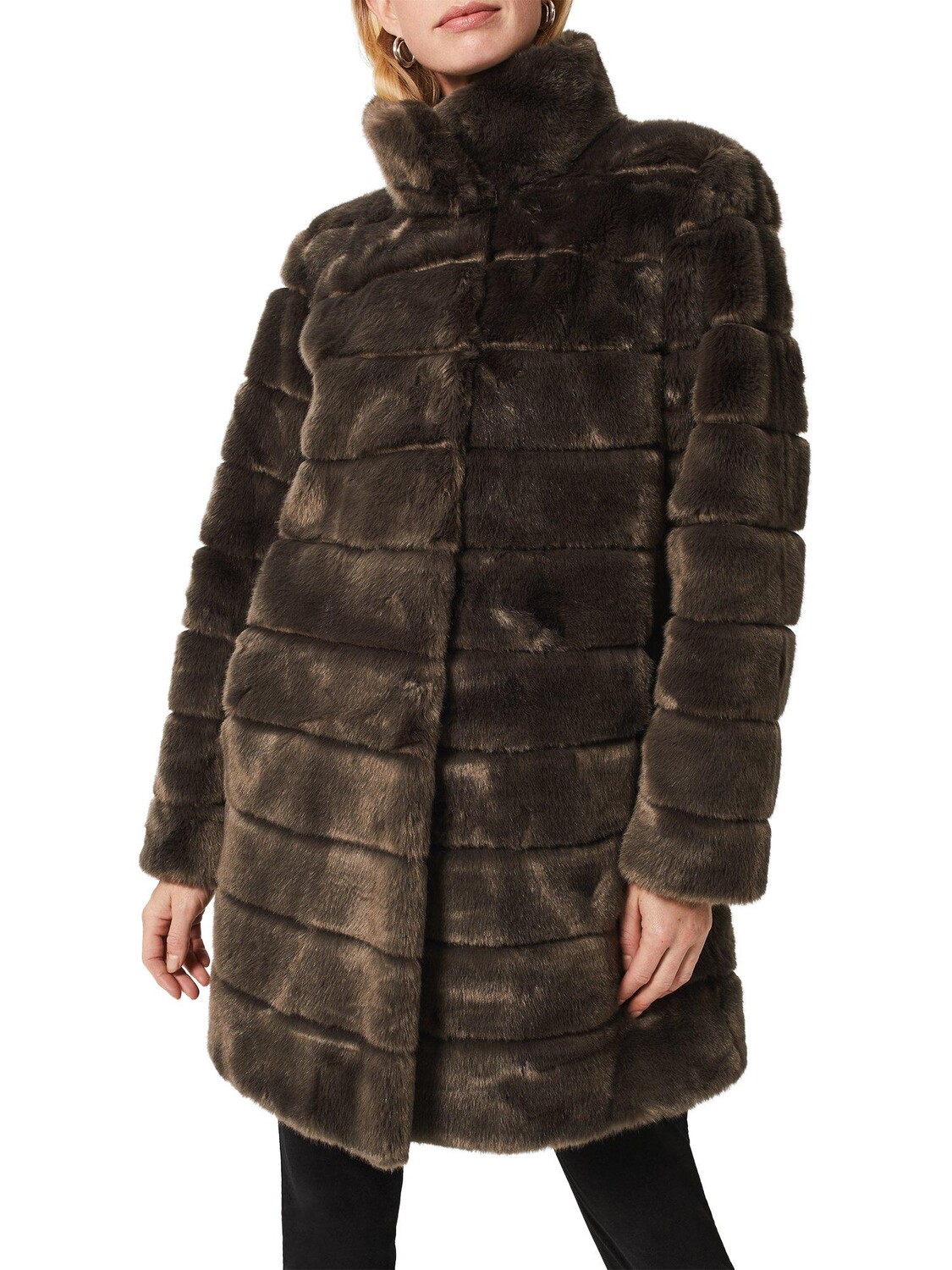 

Розовое пальто Hobbs, коричневый