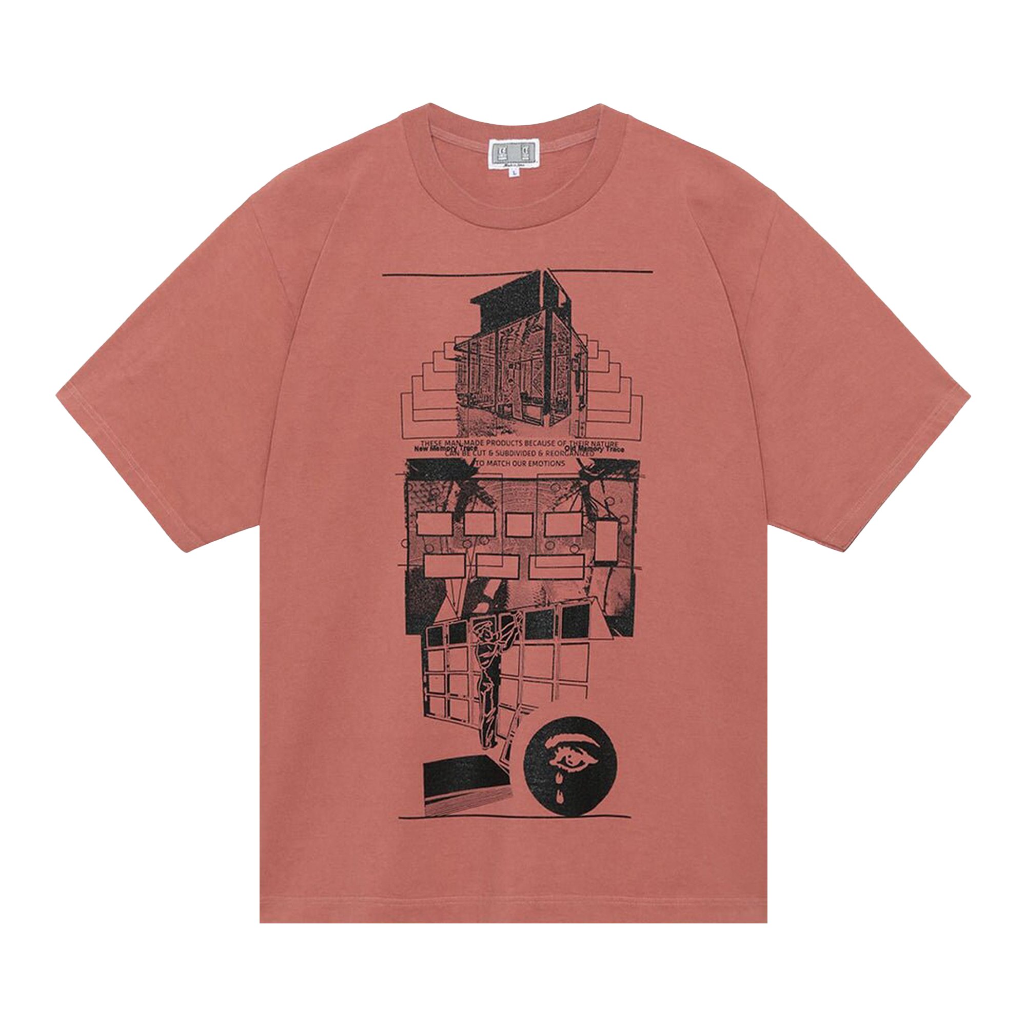 Футболка Cav Empt Overdye MD Products, красная