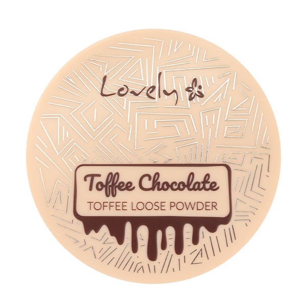 Рассыпчатый шоколадный порошок Toffee 1 шт Lovely