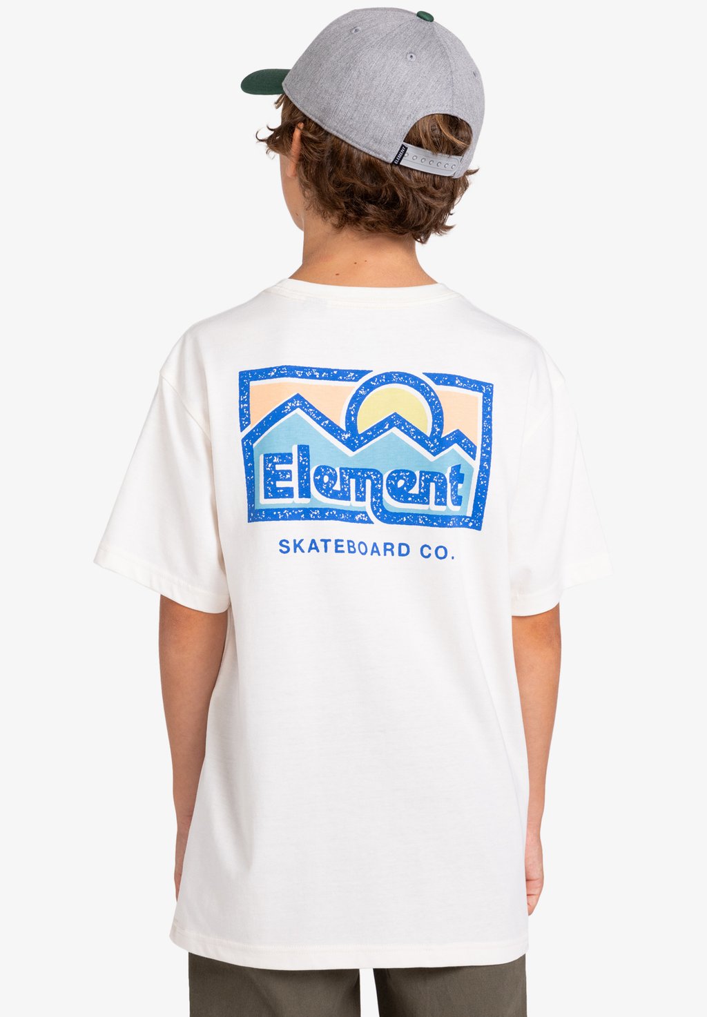 Футболка с принтом SUNUP Element, цвет egret футболка с коротким рукавом element sunup синий