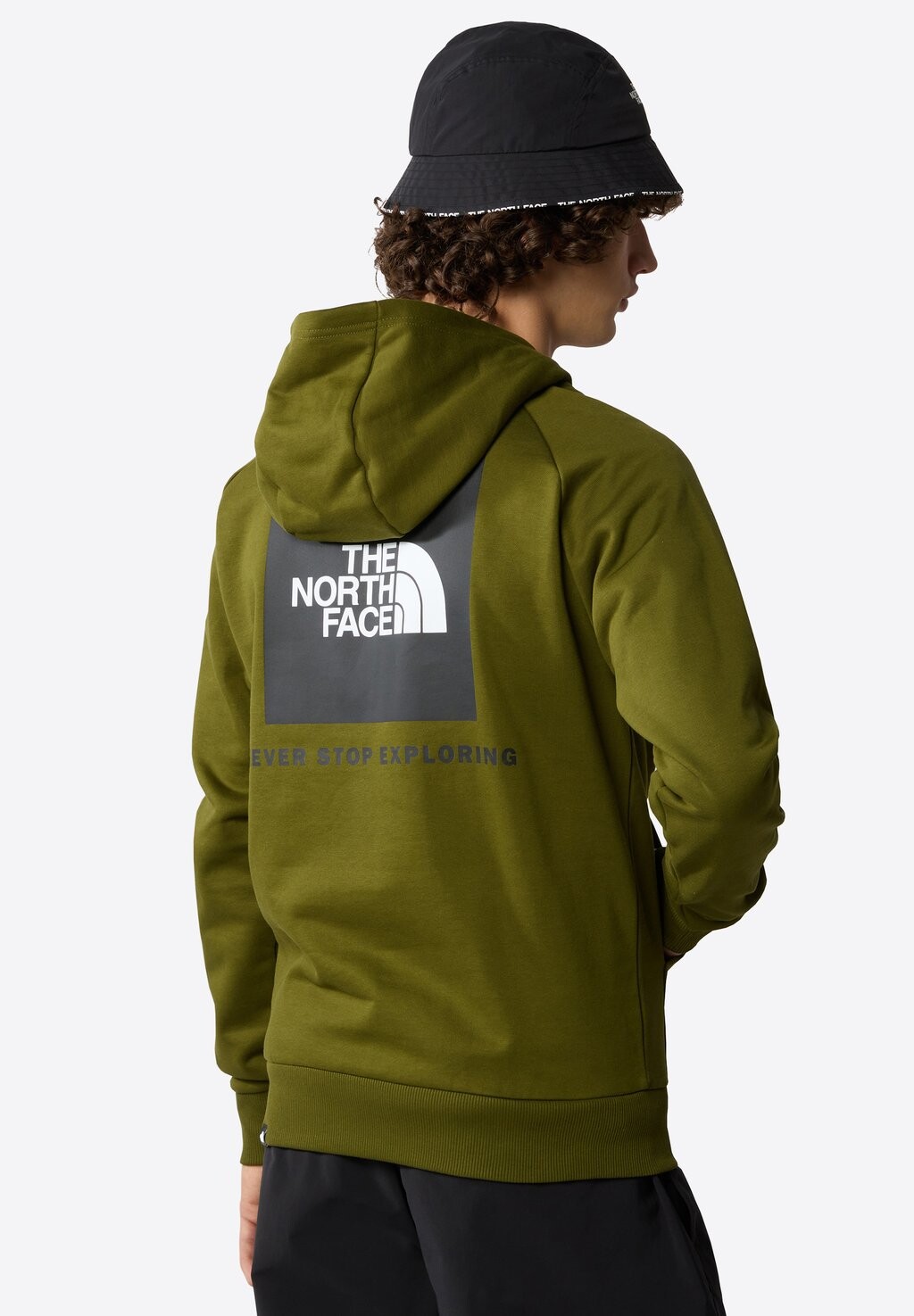 

Толстовка Raglan Redbox The North Face, цвет forest olive