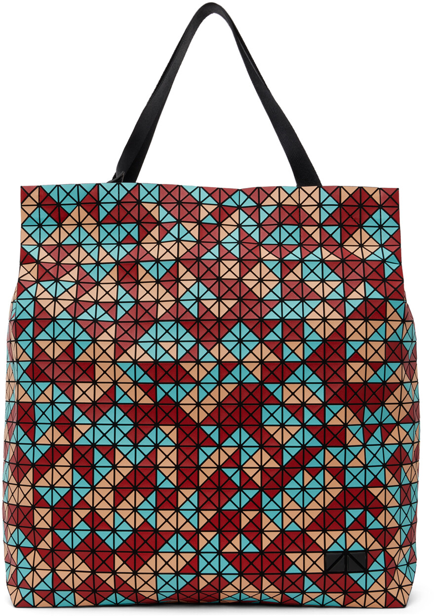 

Маленькая красная и синяя сумка-тележка BAO BAO ISSEY MIYAKE