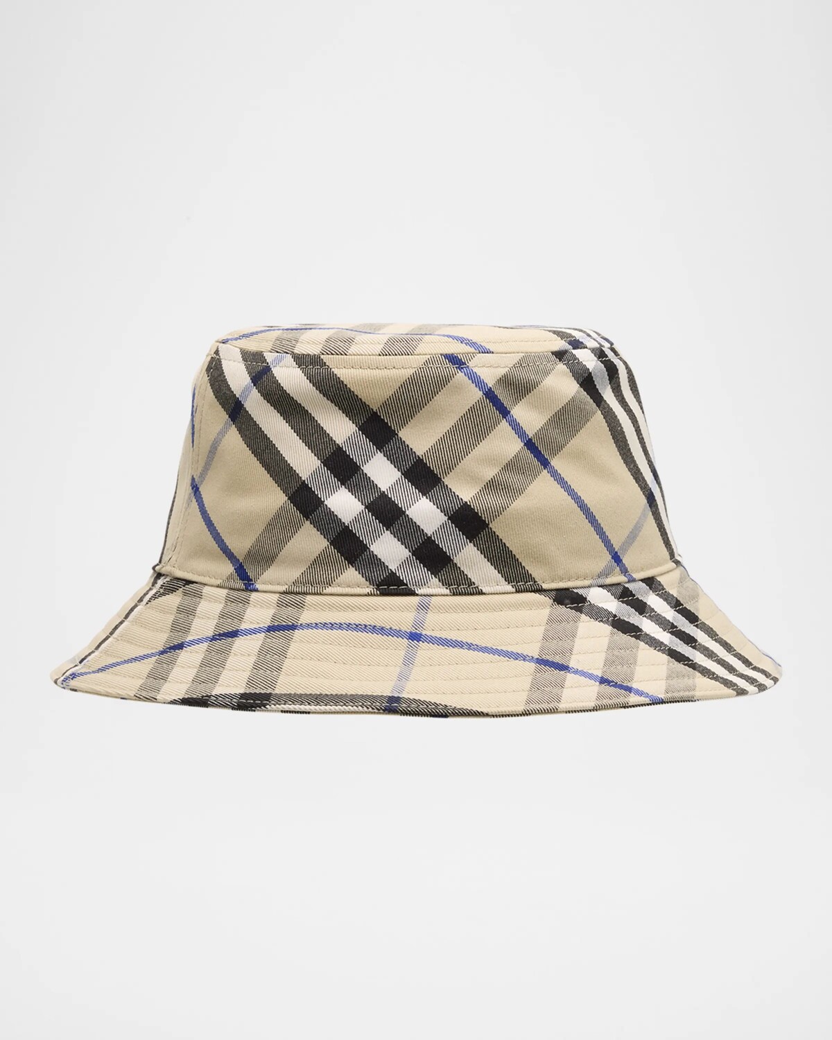 

Мужская панама в клетку EKD Burberry, цвет Lichen