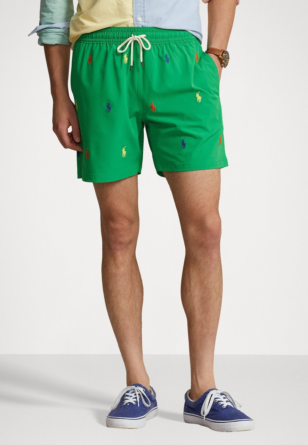 

Шорты для плавания TRAVELER MID TRUNK Polo Ralph Lauren, элегантный зеленый