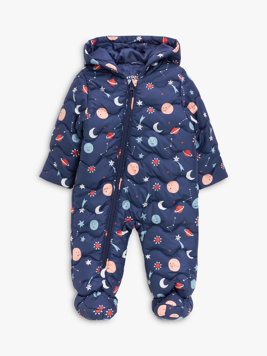

Зимний комбинезон John Lewis Anyday Baby Space синий мульти