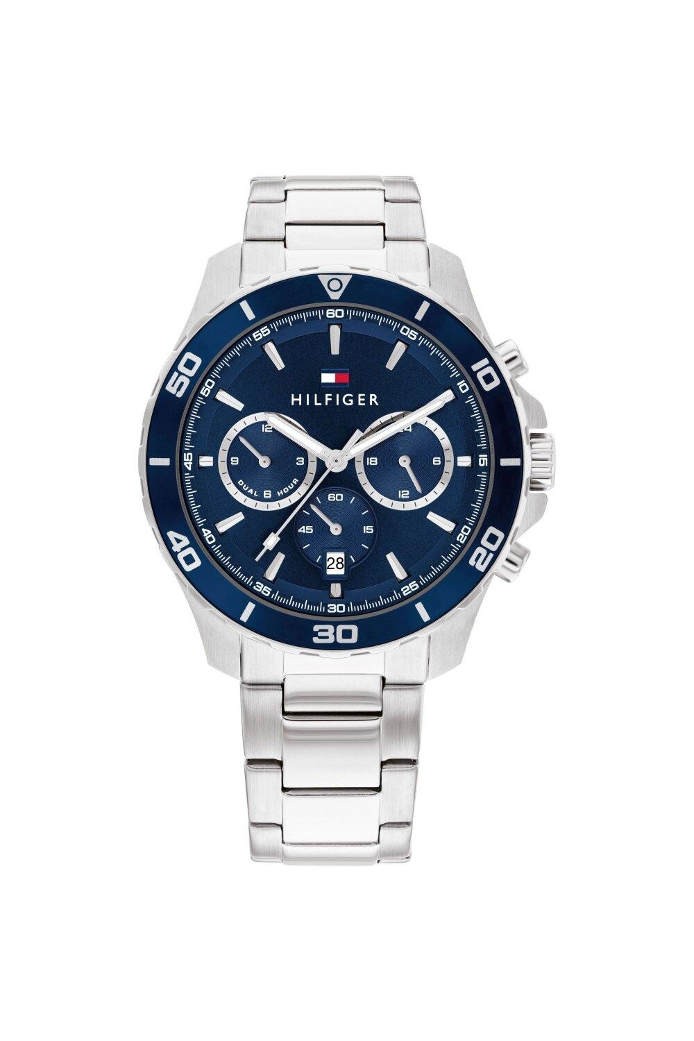 

Классические аналоговые часы Jordan из нержавеющей стали — 1792094 Tommy Hilfiger, синий