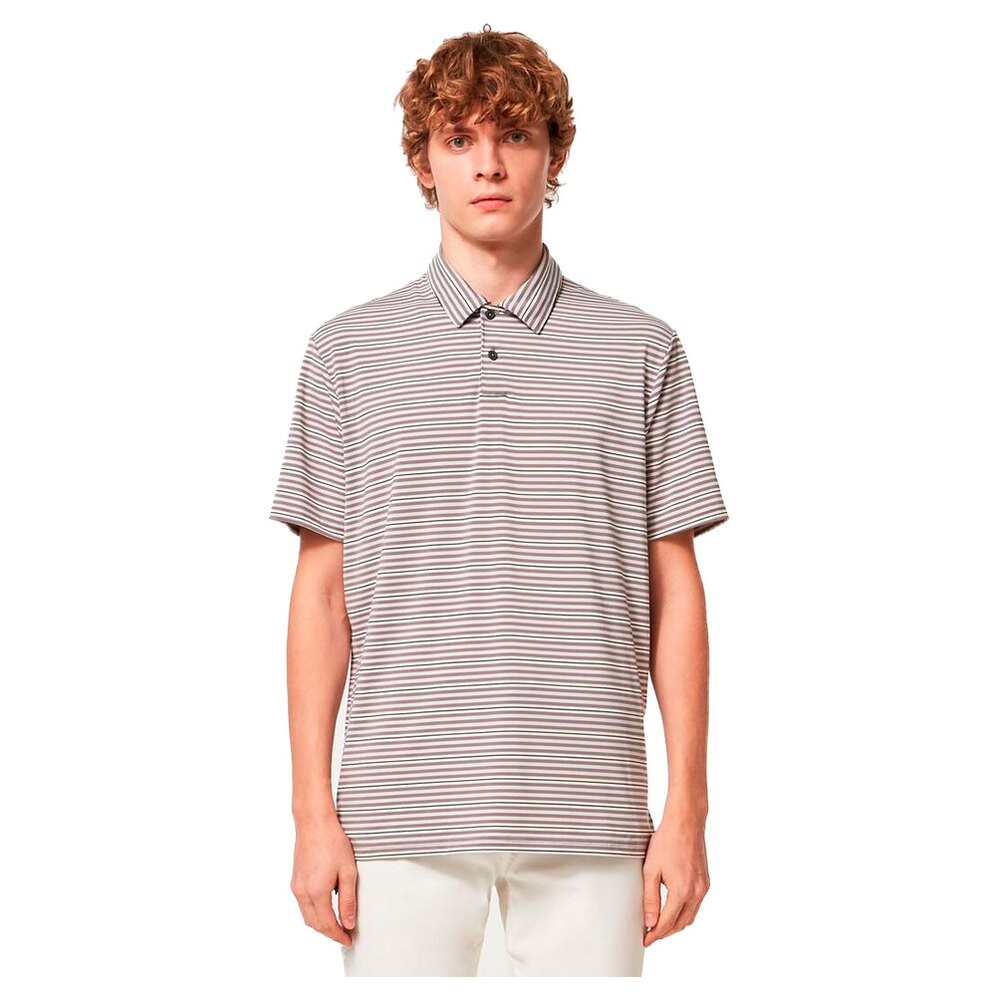 

Поло с коротким рукавом Oakley Archive Stripe, красный