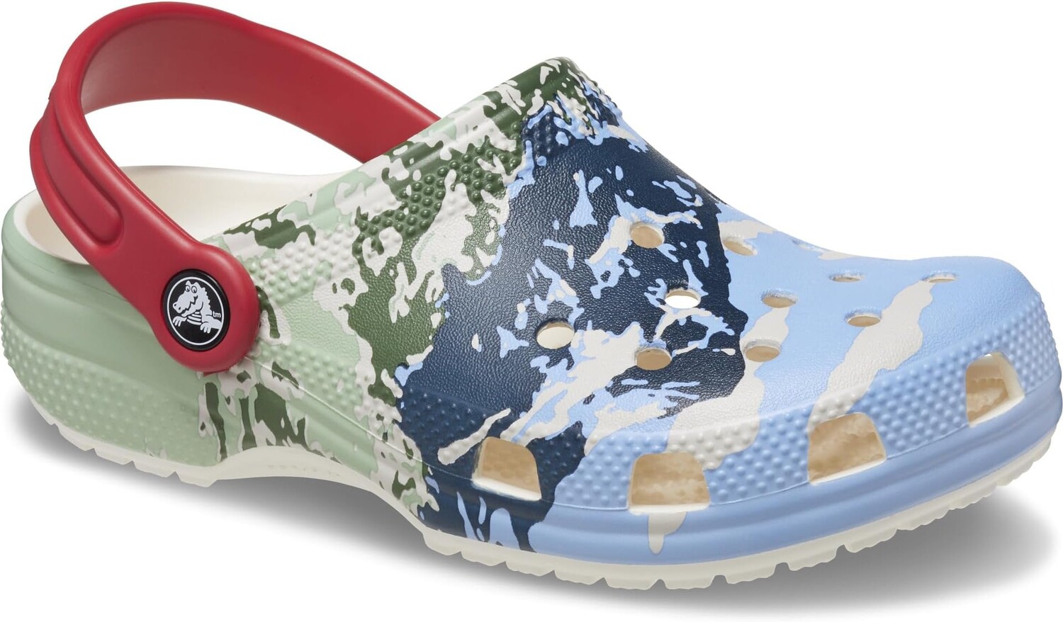 

Сабо Classic Clog - Seasonal Graphic Crocs, цвет Multi/Summit