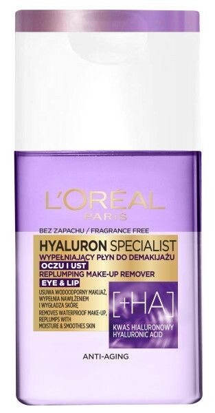 

Жидкое средство для снятия макияжа L’Oréal Hyaluron Specialist, 125 мл